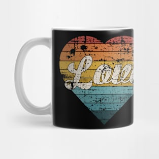 Love Retro Design Mug